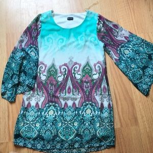 Paisley sheath dresses